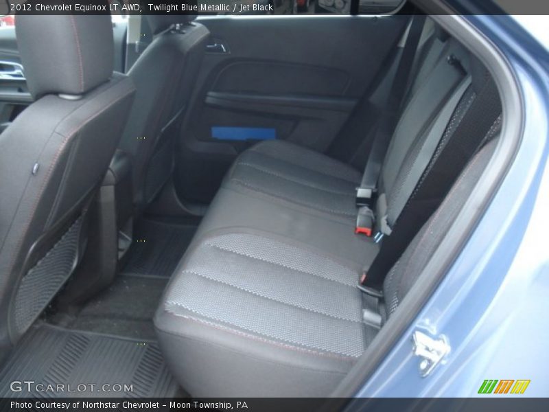 Twilight Blue Metallic / Jet Black 2012 Chevrolet Equinox LT AWD