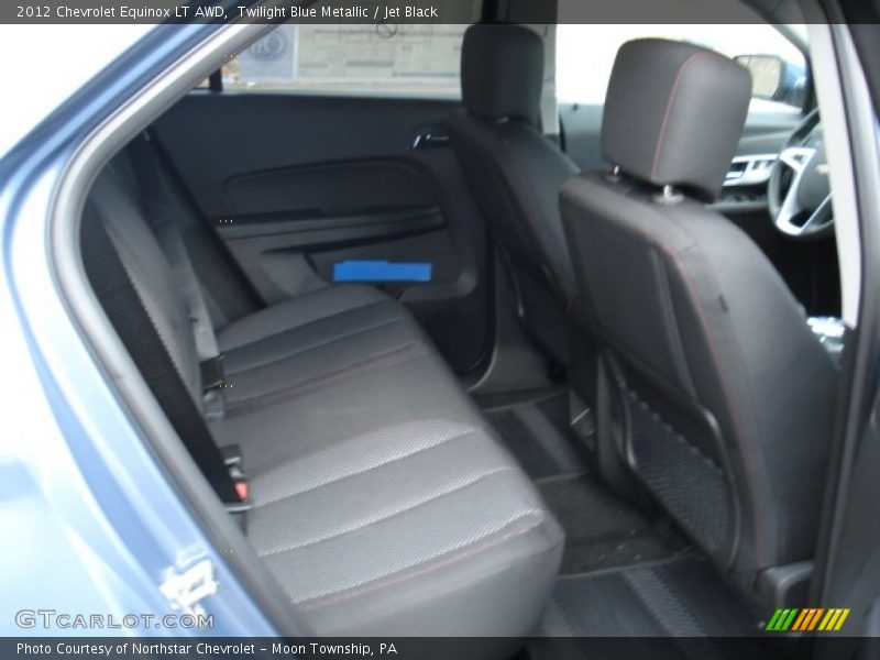 Twilight Blue Metallic / Jet Black 2012 Chevrolet Equinox LT AWD