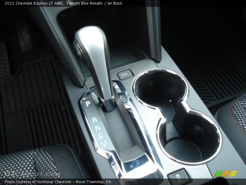 Twilight Blue Metallic / Jet Black 2012 Chevrolet Equinox LT AWD
