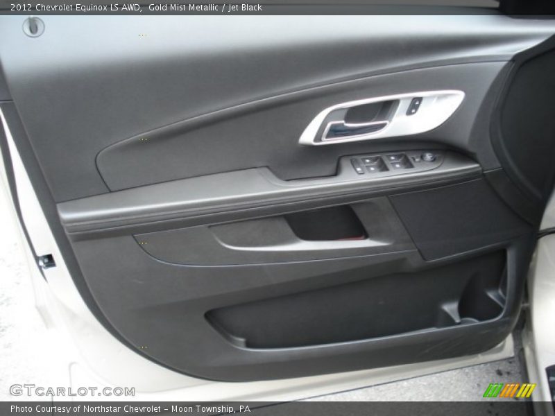 Gold Mist Metallic / Jet Black 2012 Chevrolet Equinox LS AWD