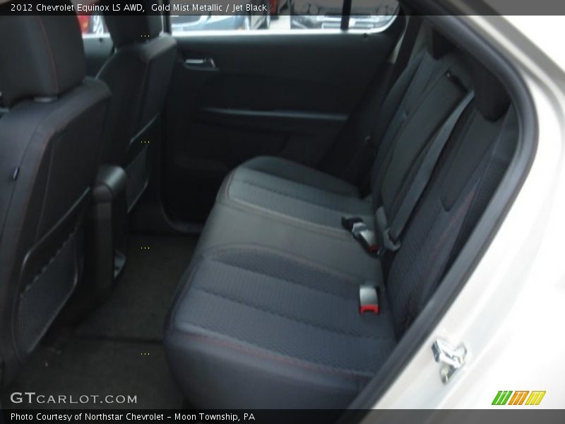 Gold Mist Metallic / Jet Black 2012 Chevrolet Equinox LS AWD