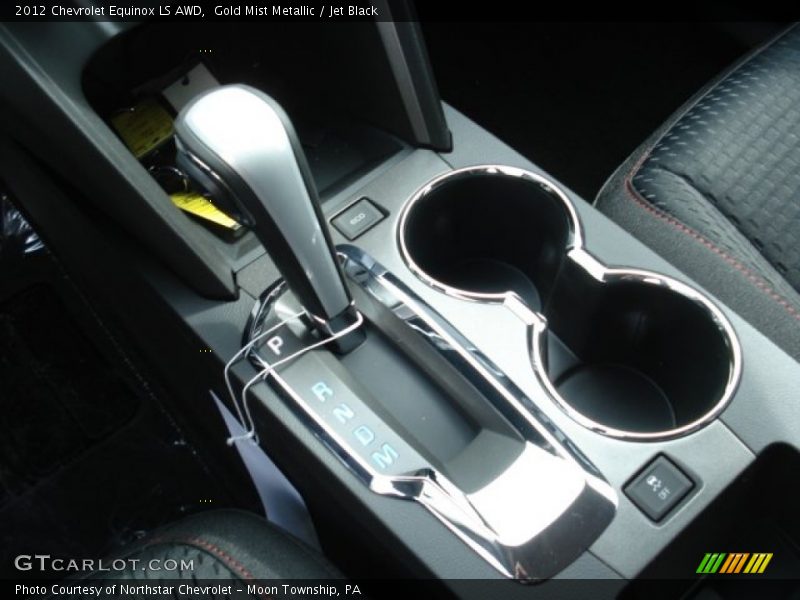 Gold Mist Metallic / Jet Black 2012 Chevrolet Equinox LS AWD