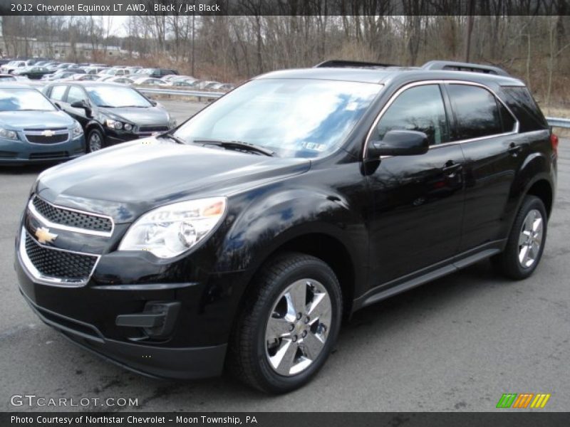 Black / Jet Black 2012 Chevrolet Equinox LT AWD