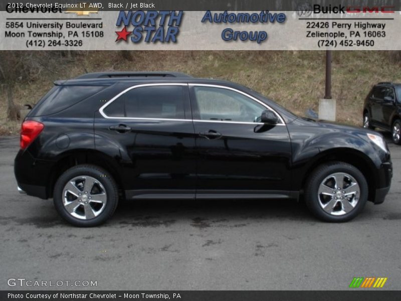 Black / Jet Black 2012 Chevrolet Equinox LT AWD