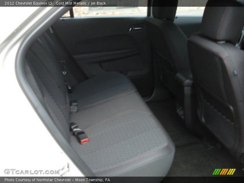 Gold Mist Metallic / Jet Black 2012 Chevrolet Equinox LS