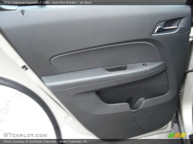 Gold Mist Metallic / Jet Black 2012 Chevrolet Equinox LT AWD