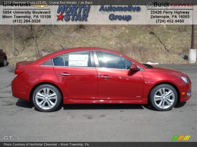 Crystal Red Metallic / Jet Black 2012 Chevrolet Cruze LTZ/RS