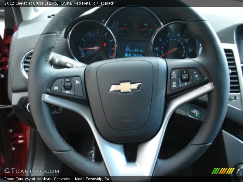 Crystal Red Metallic / Jet Black 2012 Chevrolet Cruze LTZ/RS