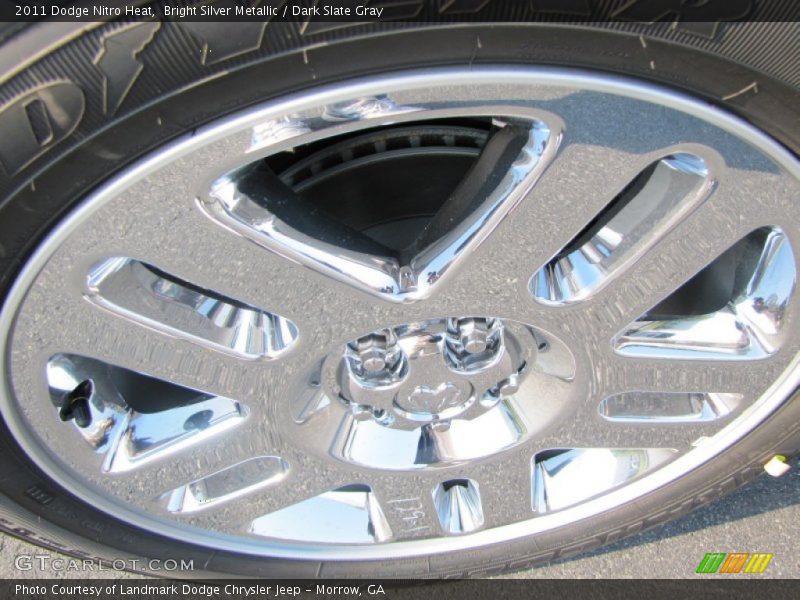 Bright Silver Metallic / Dark Slate Gray 2011 Dodge Nitro Heat