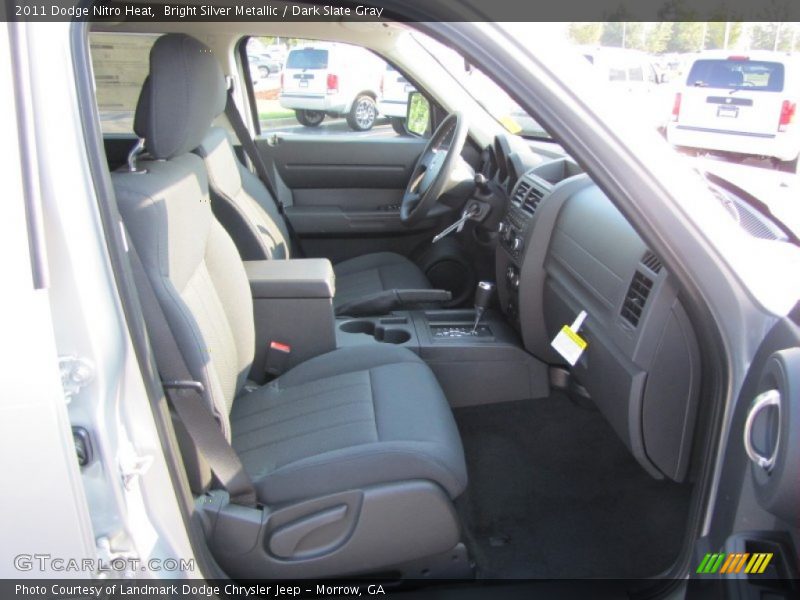 Bright Silver Metallic / Dark Slate Gray 2011 Dodge Nitro Heat