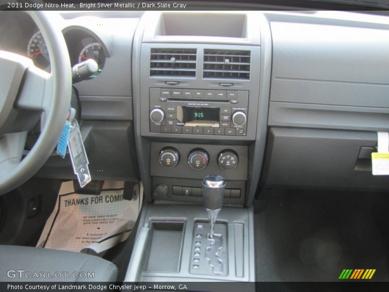 Bright Silver Metallic / Dark Slate Gray 2011 Dodge Nitro Heat