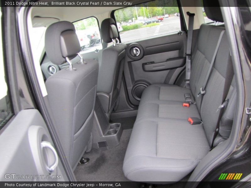 Brilliant Black Crystal Pearl / Dark Slate Gray 2011 Dodge Nitro Heat