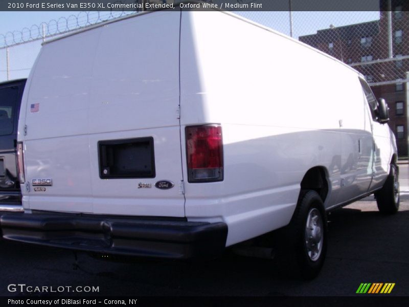 Oxford White / Medium Flint 2010 Ford E Series Van E350 XL Commericial Extended