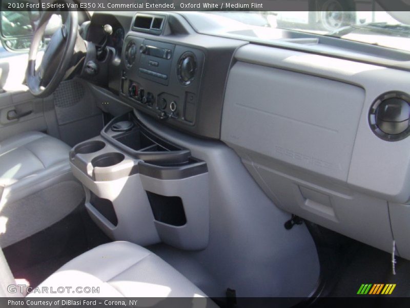 Oxford White / Medium Flint 2010 Ford E Series Van E350 XL Commericial Extended
