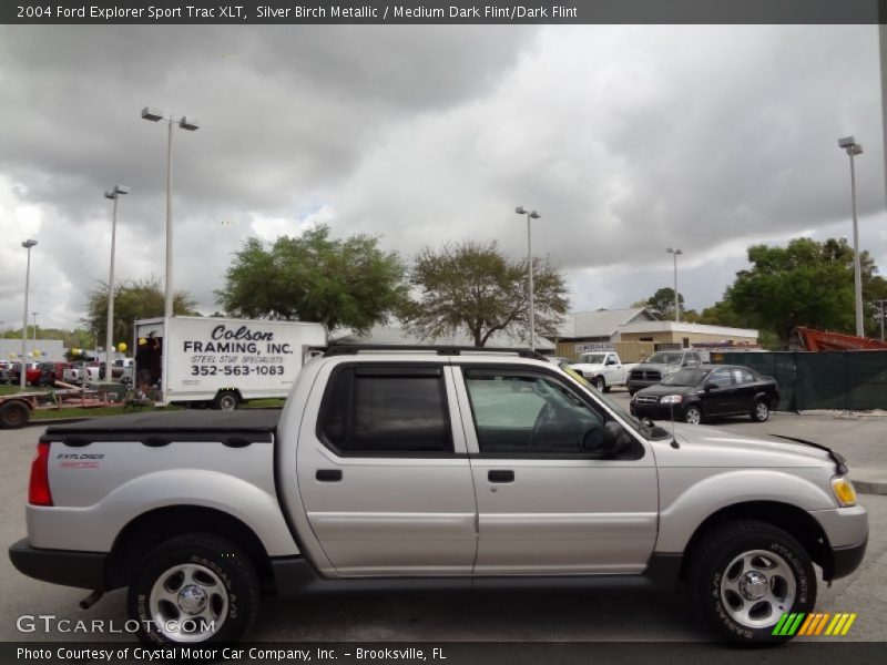 Silver Birch Metallic / Medium Dark Flint/Dark Flint 2004 Ford Explorer Sport Trac XLT