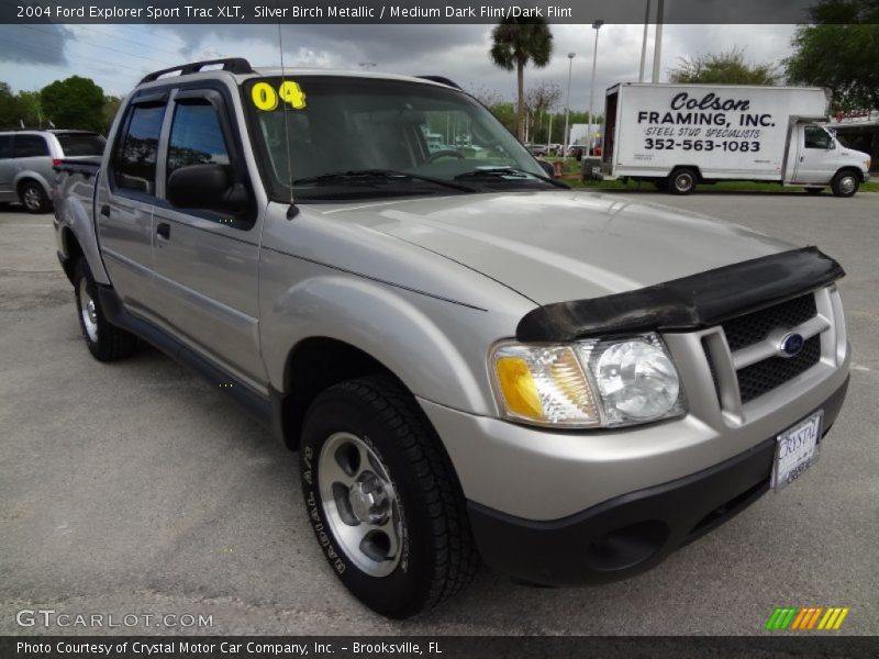 Silver Birch Metallic / Medium Dark Flint/Dark Flint 2004 Ford Explorer Sport Trac XLT
