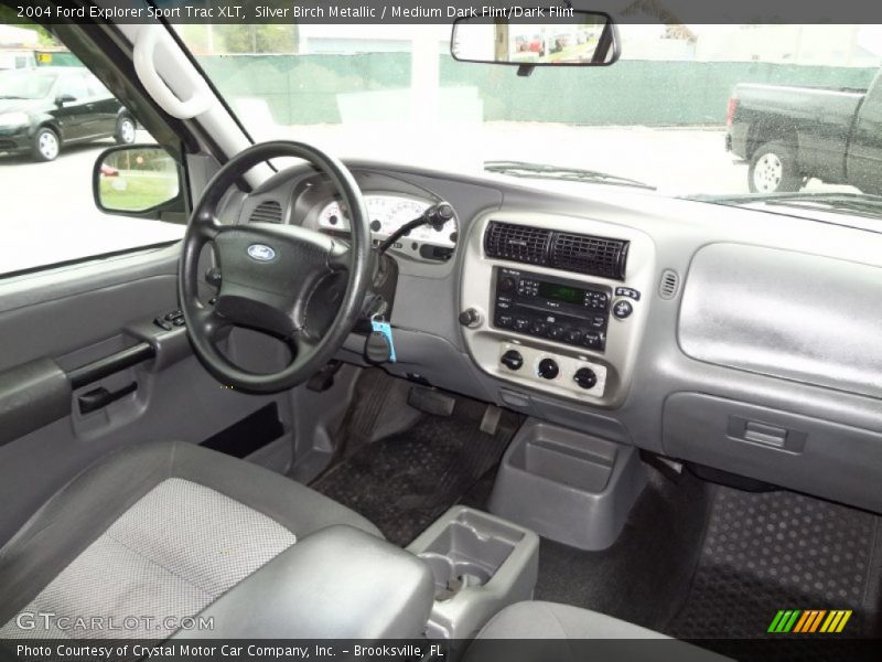 Silver Birch Metallic / Medium Dark Flint/Dark Flint 2004 Ford Explorer Sport Trac XLT