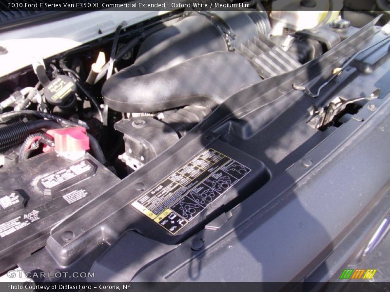 Oxford White / Medium Flint 2010 Ford E Series Van E350 XL Commericial Extended
