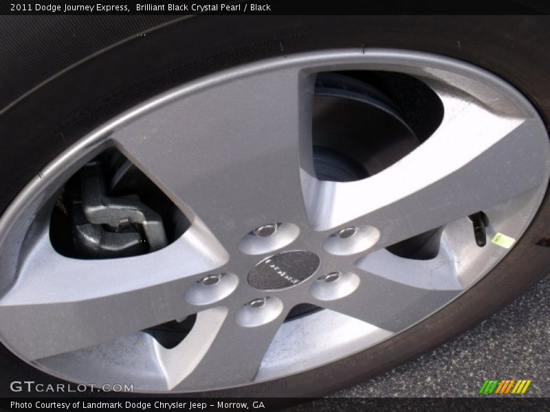 Brilliant Black Crystal Pearl / Black 2011 Dodge Journey Express
