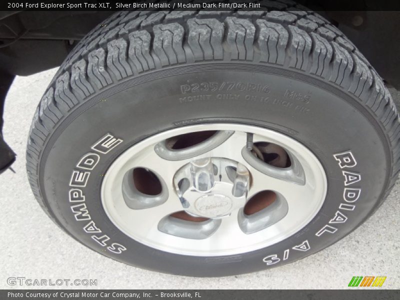 Silver Birch Metallic / Medium Dark Flint/Dark Flint 2004 Ford Explorer Sport Trac XLT