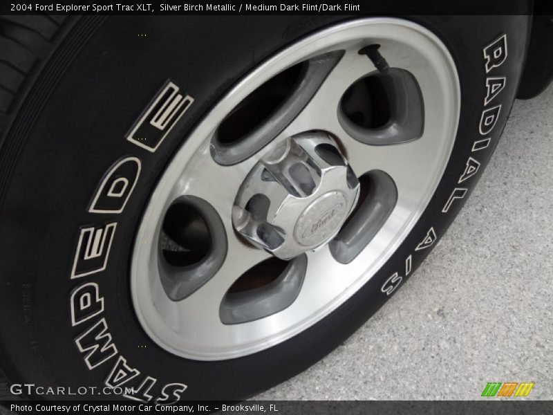 Silver Birch Metallic / Medium Dark Flint/Dark Flint 2004 Ford Explorer Sport Trac XLT