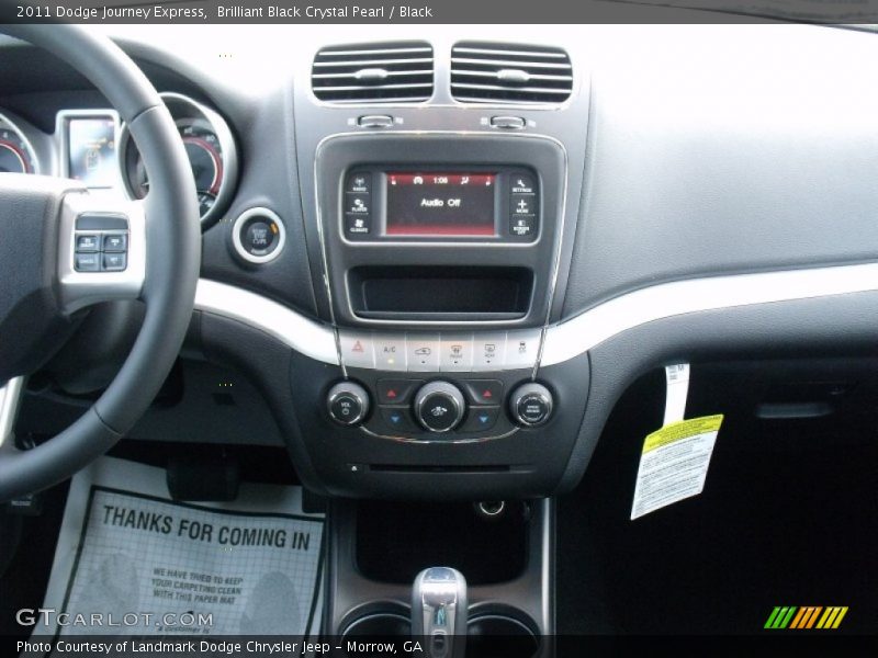 Brilliant Black Crystal Pearl / Black 2011 Dodge Journey Express