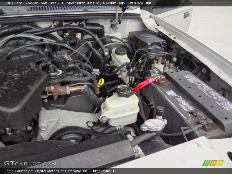 Silver Birch Metallic / Medium Dark Flint/Dark Flint 2004 Ford Explorer Sport Trac XLT