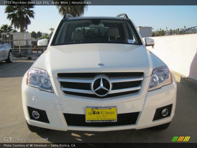 Arctic White / Almond/Black 2012 Mercedes-Benz GLK 350