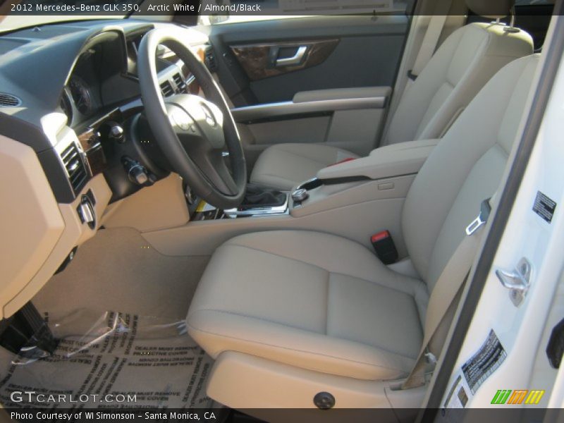 Arctic White / Almond/Black 2012 Mercedes-Benz GLK 350