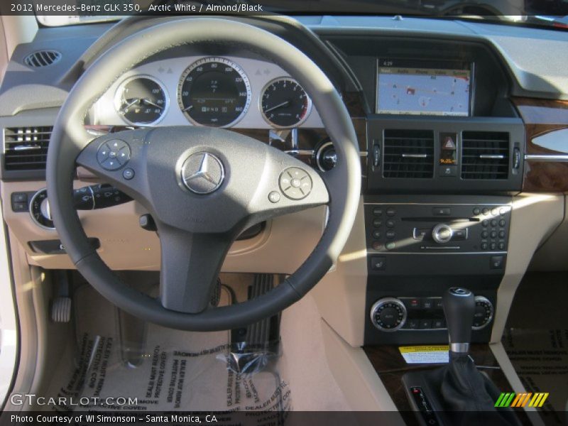 Arctic White / Almond/Black 2012 Mercedes-Benz GLK 350