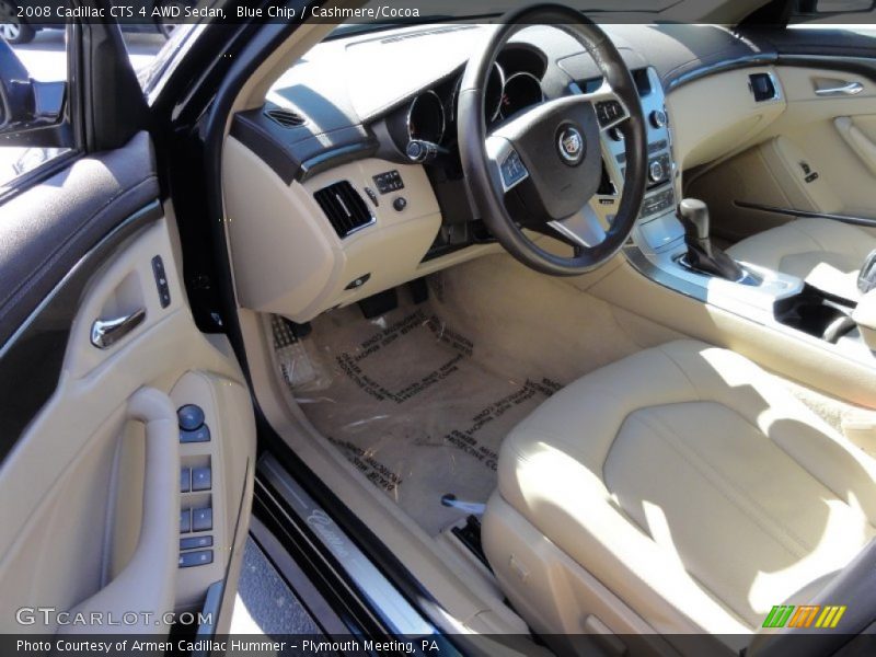 Blue Chip / Cashmere/Cocoa 2008 Cadillac CTS 4 AWD Sedan