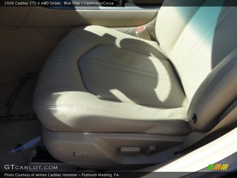 Blue Chip / Cashmere/Cocoa 2008 Cadillac CTS 4 AWD Sedan