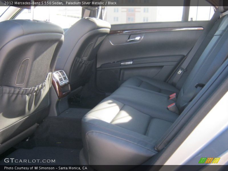 Paladium Silver Metallic / Black 2012 Mercedes-Benz S 550 Sedan