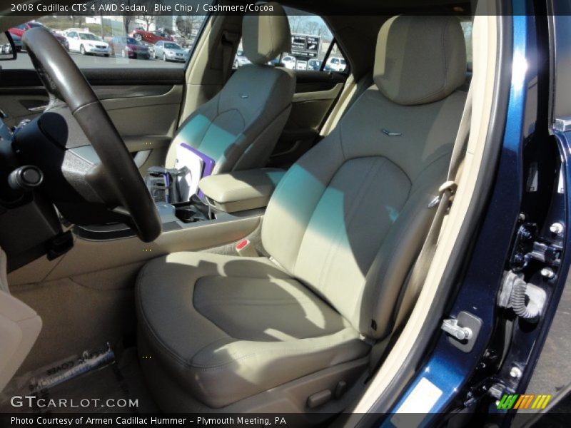 Blue Chip / Cashmere/Cocoa 2008 Cadillac CTS 4 AWD Sedan