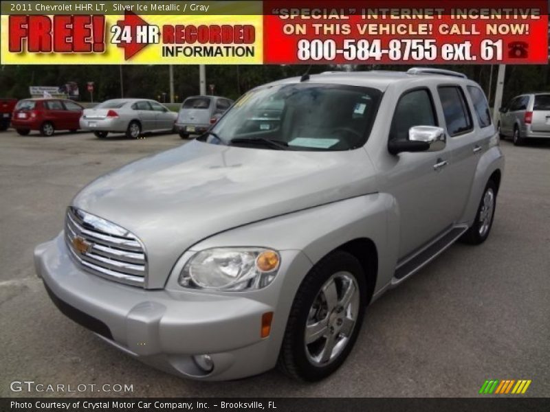 Silver Ice Metallic / Gray 2011 Chevrolet HHR LT