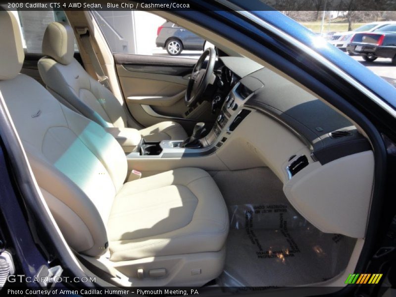 Blue Chip / Cashmere/Cocoa 2008 Cadillac CTS 4 AWD Sedan