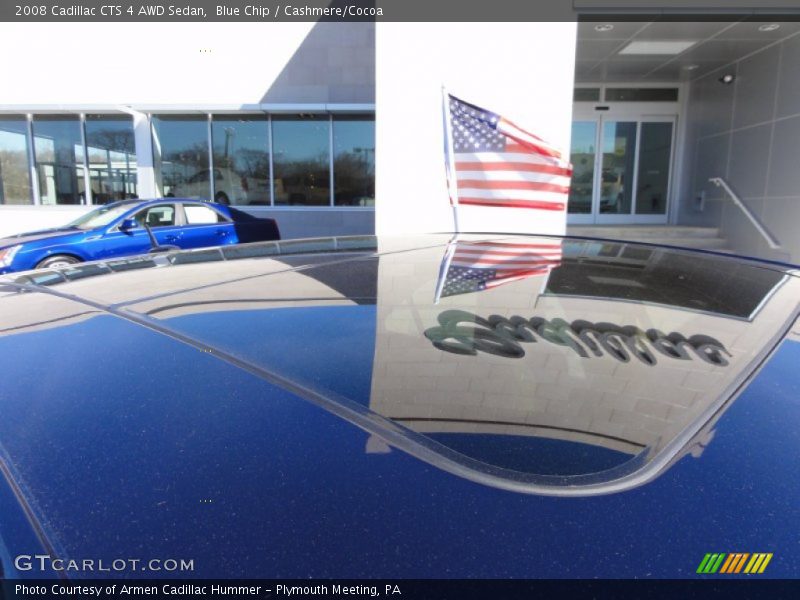 Blue Chip / Cashmere/Cocoa 2008 Cadillac CTS 4 AWD Sedan