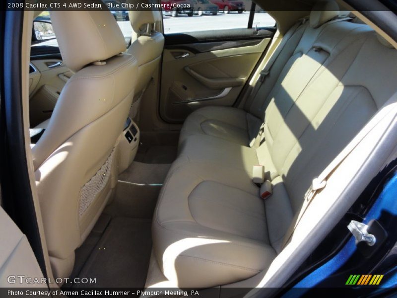 Blue Chip / Cashmere/Cocoa 2008 Cadillac CTS 4 AWD Sedan