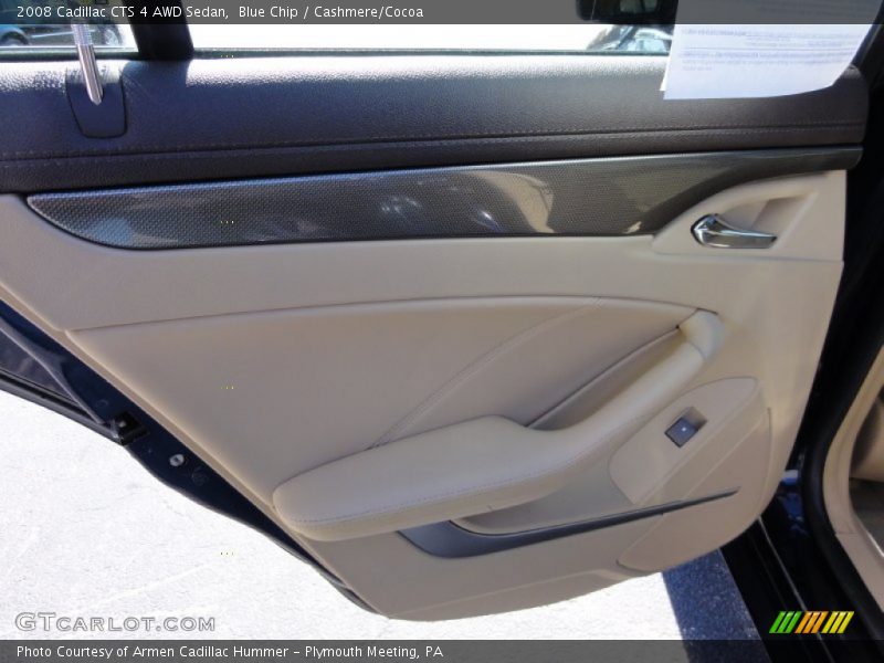 Blue Chip / Cashmere/Cocoa 2008 Cadillac CTS 4 AWD Sedan
