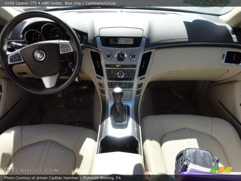 Blue Chip / Cashmere/Cocoa 2008 Cadillac CTS 4 AWD Sedan