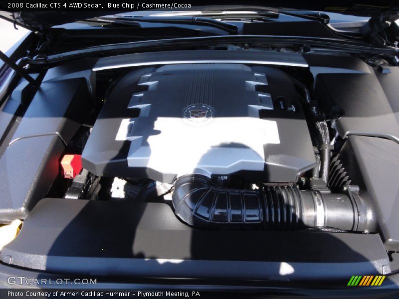 Blue Chip / Cashmere/Cocoa 2008 Cadillac CTS 4 AWD Sedan