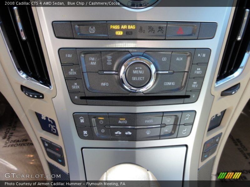 Blue Chip / Cashmere/Cocoa 2008 Cadillac CTS 4 AWD Sedan
