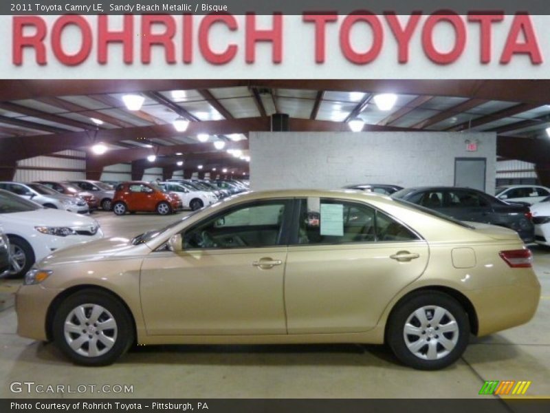 Sandy Beach Metallic / Bisque 2011 Toyota Camry LE