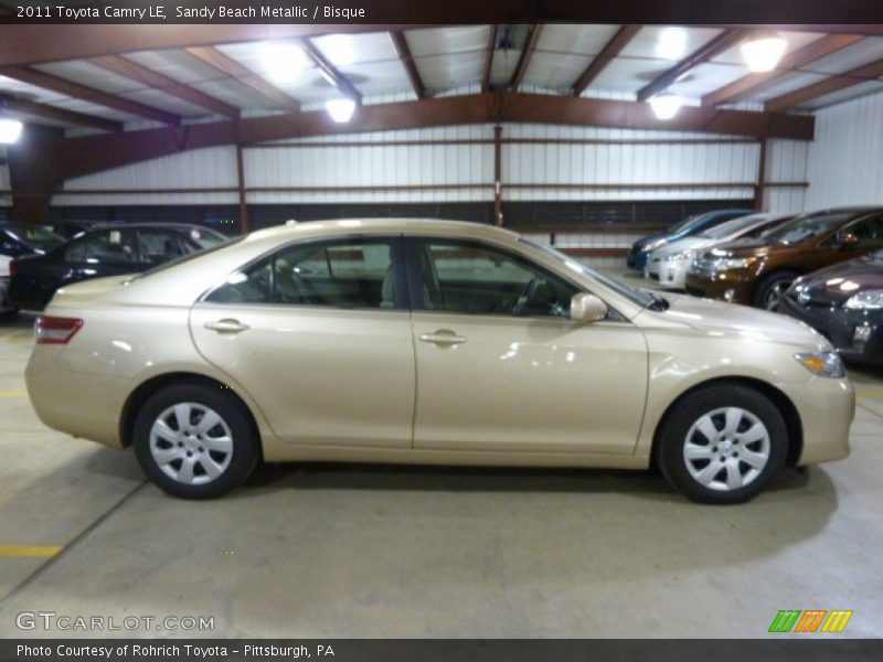 Sandy Beach Metallic / Bisque 2011 Toyota Camry LE
