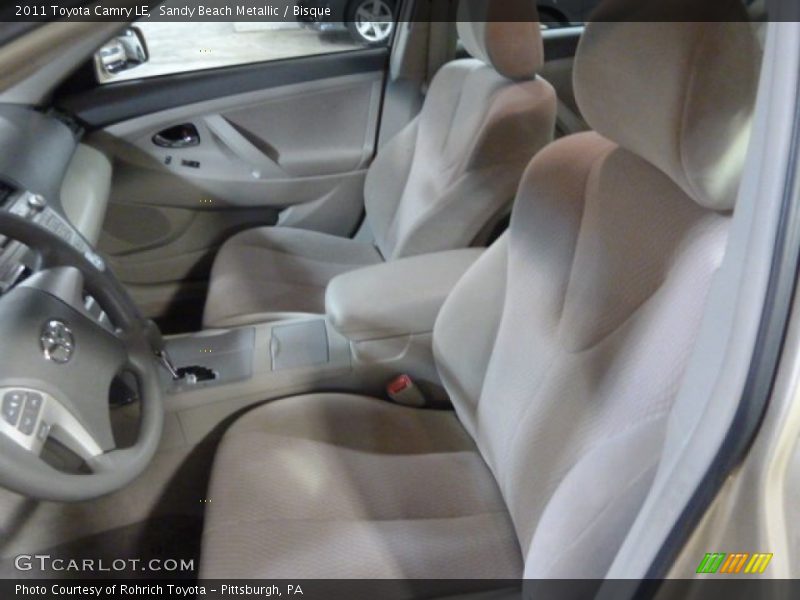 Sandy Beach Metallic / Bisque 2011 Toyota Camry LE