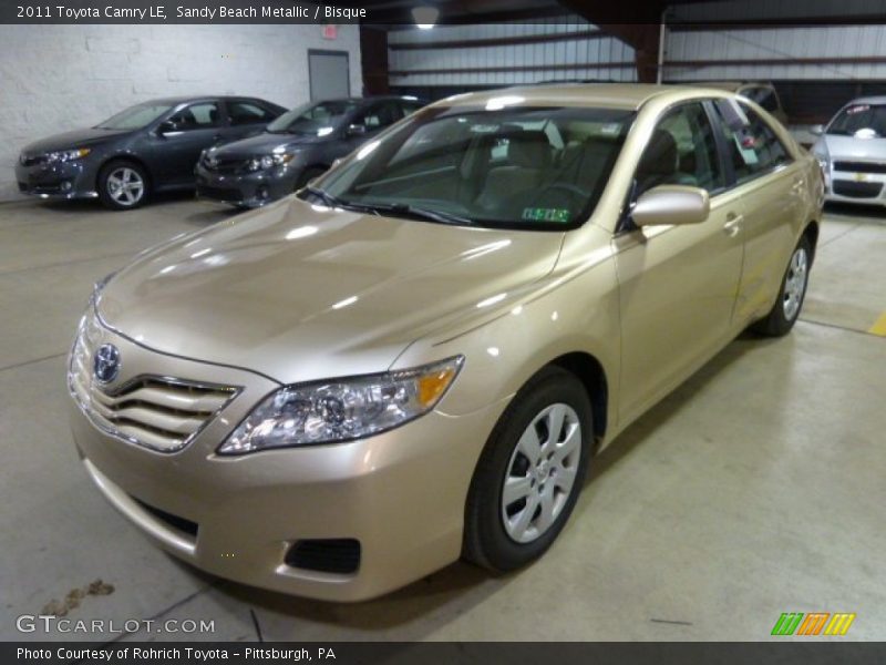 Sandy Beach Metallic / Bisque 2011 Toyota Camry LE