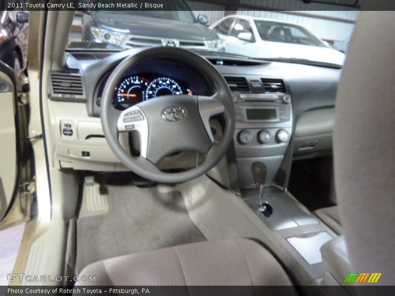 Sandy Beach Metallic / Bisque 2011 Toyota Camry LE