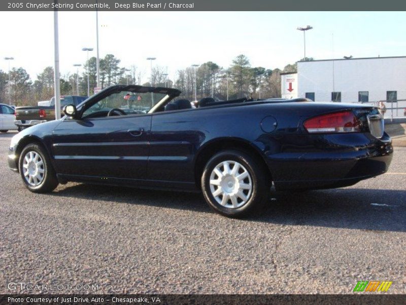 Deep Blue Pearl / Charcoal 2005 Chrysler Sebring Convertible