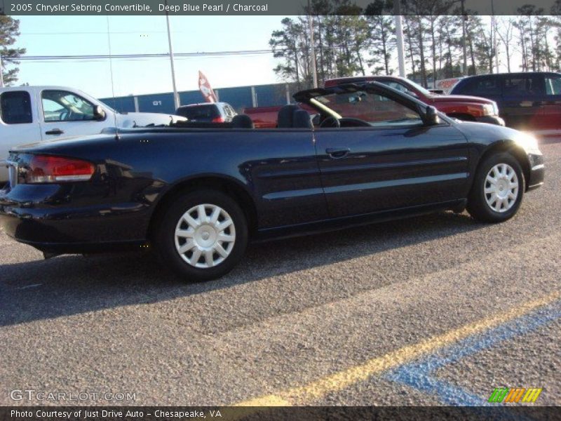Deep Blue Pearl / Charcoal 2005 Chrysler Sebring Convertible