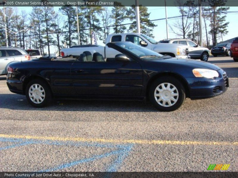 Deep Blue Pearl / Charcoal 2005 Chrysler Sebring Convertible